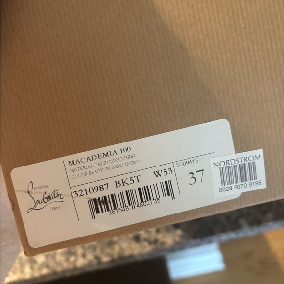 Christian Louboutin Macadamia 100 leather boots EU 37 - Picture 11 of 12